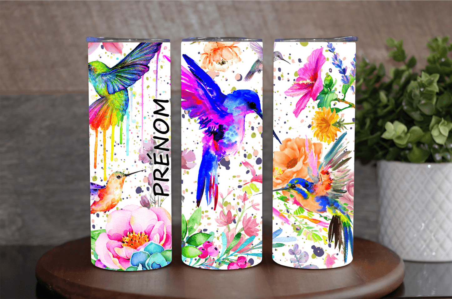 Thermos et tasse - Colibris A - K Sublimation