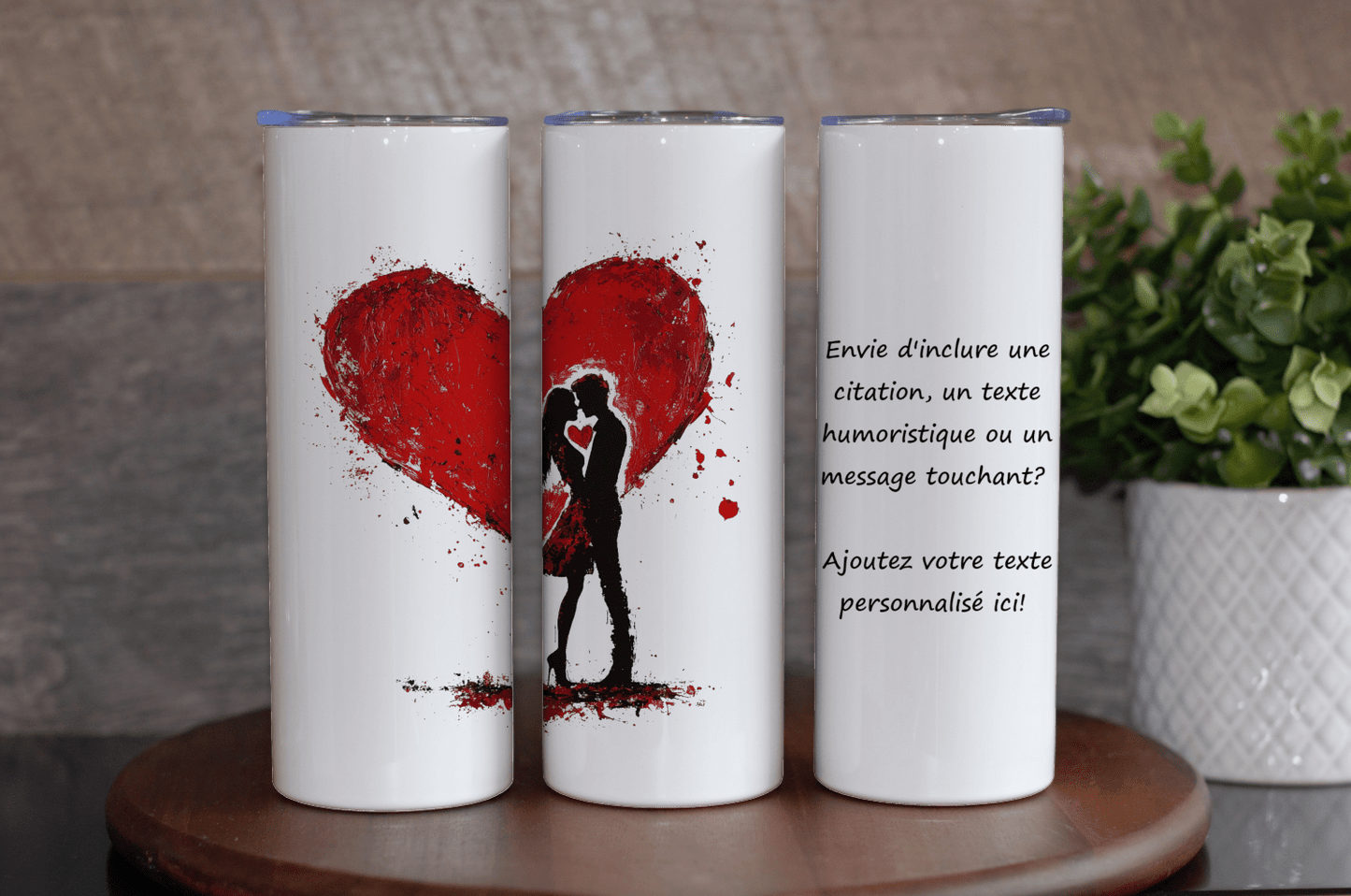 Thermos et tasse - Couple amoureux - K Sublimation