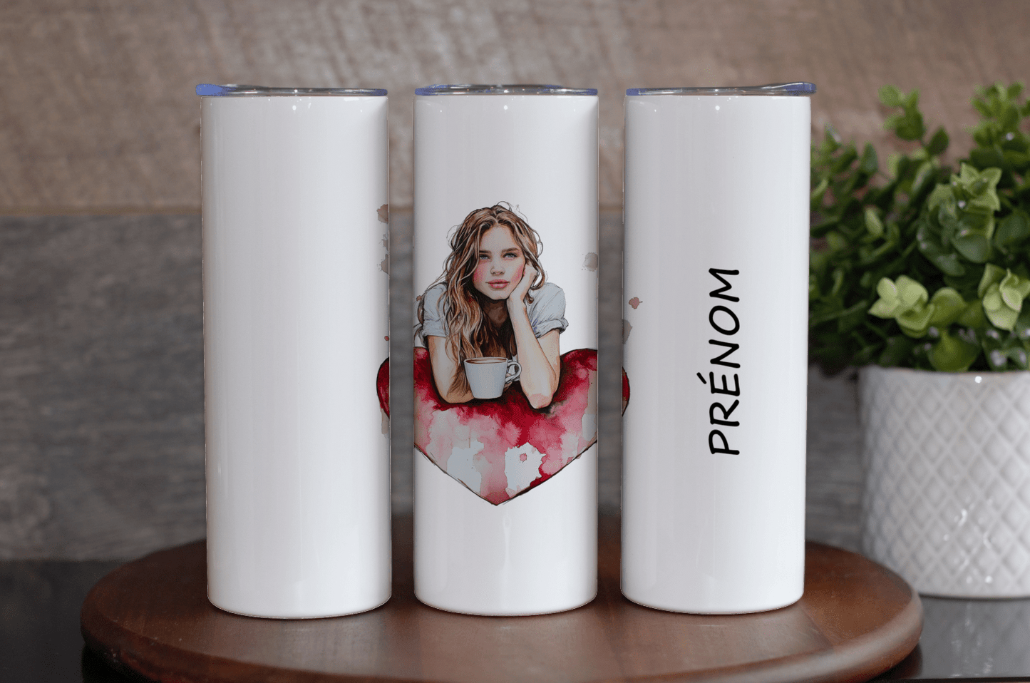 Thermos et tasse - Femme indépendante - K Sublimation