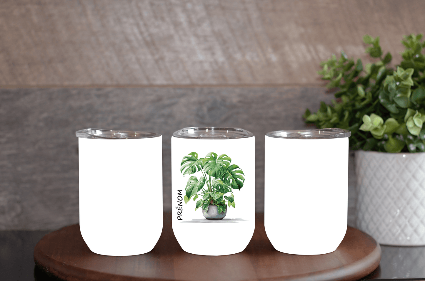 Thermos et tasse - Monstera - K Sublimation