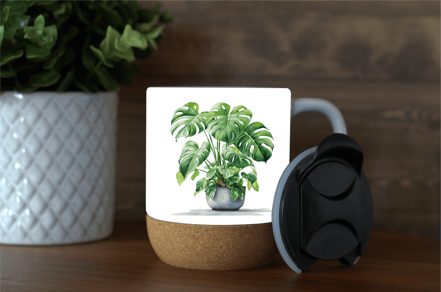 Thermos et tasse - Monstera - K Sublimation