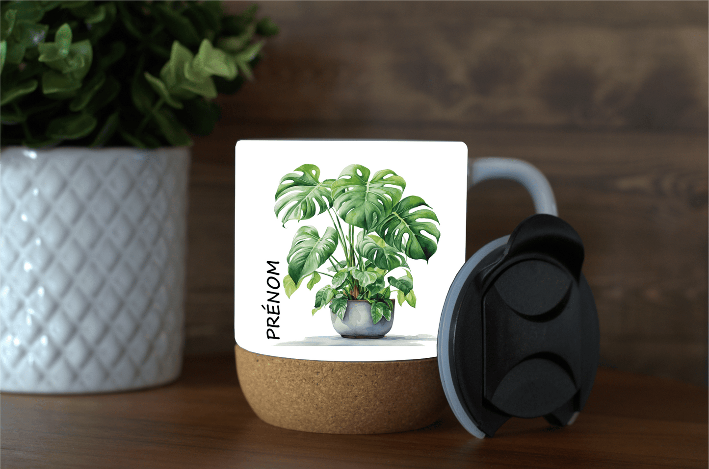 Thermos et tasse - Monstera - K Sublimation