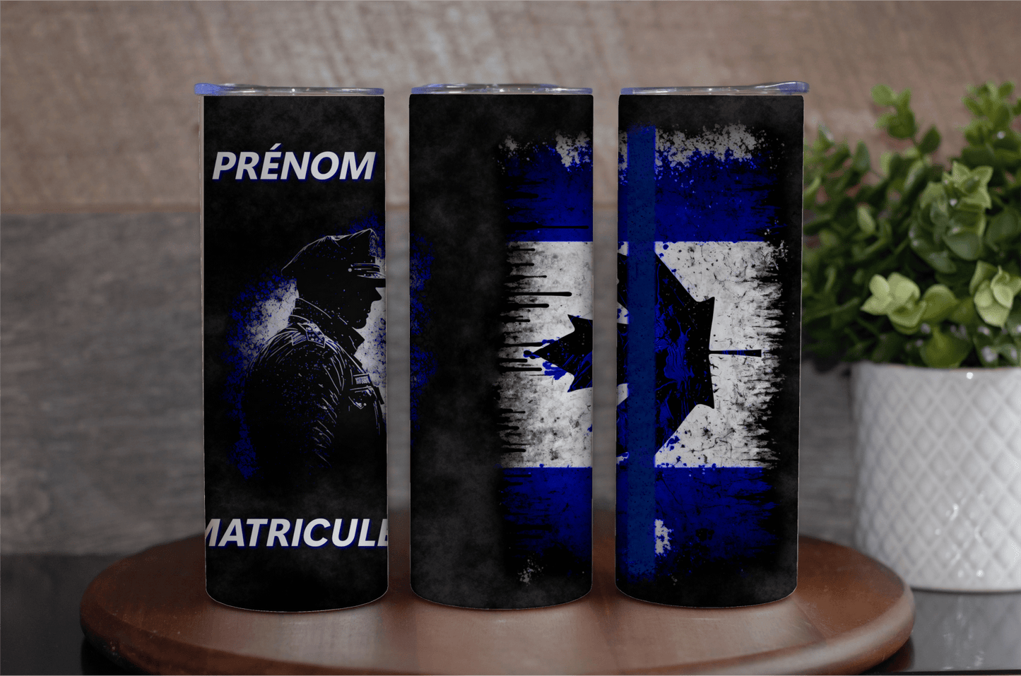 Thermos et tasse - Policier - K Sublimation