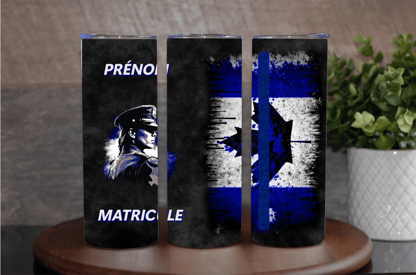 Thermos et tasse - Policière - K Sublimation