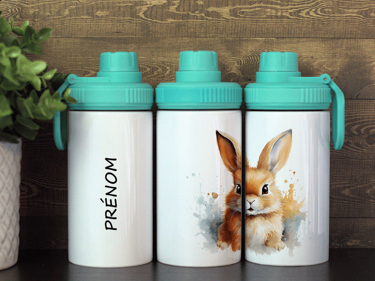Thermos et tasse - Lapin - K Sublimation